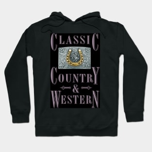 Golden Horseshoe - Classic Country and Western Belt Buckles Hoodie